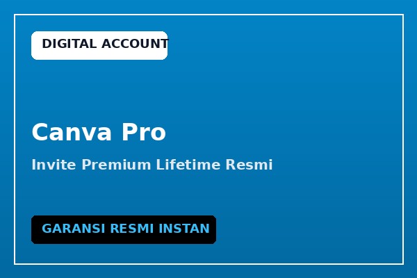 Akun Canva Pro Premium Lifetime