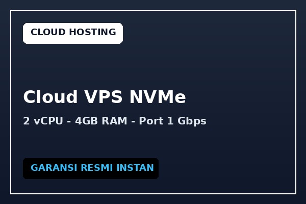 Cloud VPS NVMe Server Indonesia